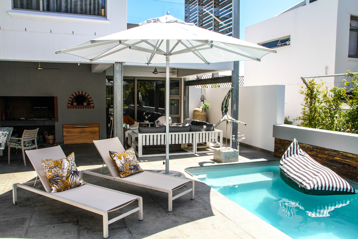 Aluminum Designer Patio Umbrella